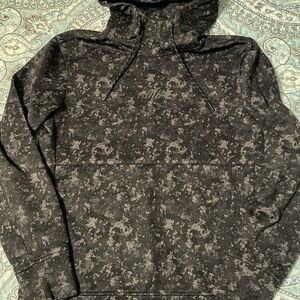 American Eagle Outfitters Charcoal Camouflage Hoodie